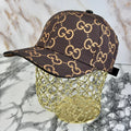 GORRA PREMIUM ESTAMPADO GG CAFÉ